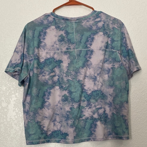 The North Face Blue and Purple Tie-Dye Short Sleeve Tee - Picture 4 of 4